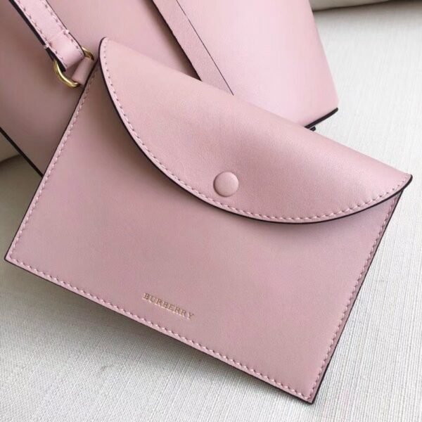 40732811 Burberry new mother-and-child bag The Bucket small leather bucket pink - 图片 9